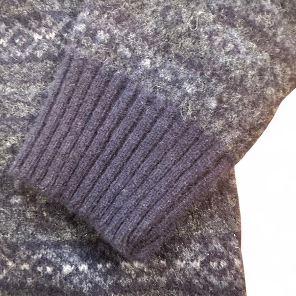 Polo Ralph Lauren Men’s Wool Cashmere Blue Fair Isle Sweater Size Large - Picture 4 of 6
